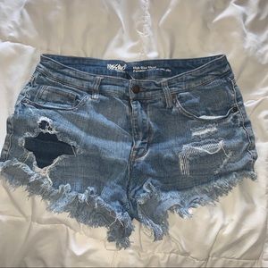 Mossimo High Rise Jean Shorts